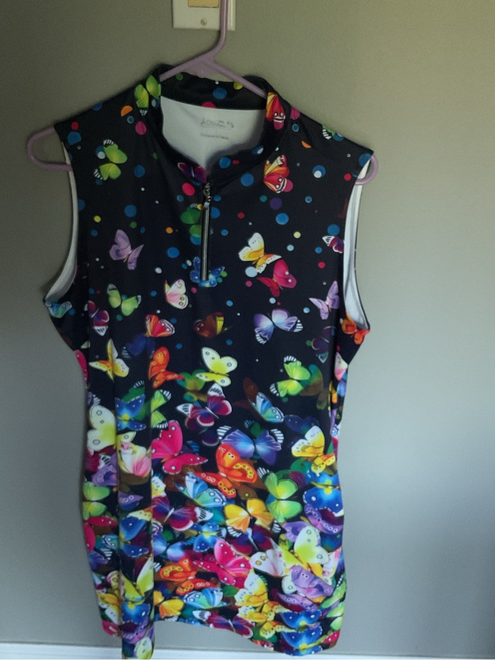 Golf  Butterfly Print Sleeveless